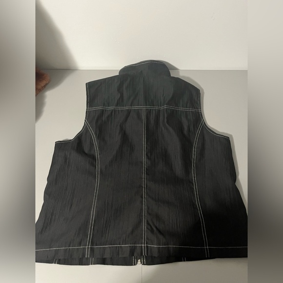 3/25$ (Mix)Alia Sleeveless Vest, Vintage Vest, Alia Petite, Black - Picture 9 of 15